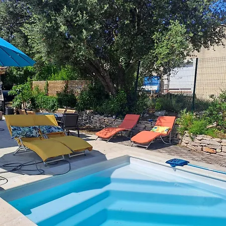 Maison Familiale Cosy. Tatil Evi Saint-Bauzille-de-Montmel